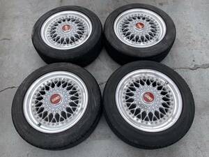 BBS　16インチ　RS137　7J+45　4本　205/55R16　ブリヂストン　直接引き取り限定