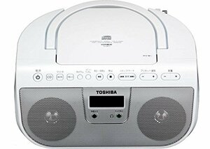 TOSHIBA CUTEBEAT CDラジオ シルバー TY-CR11(S)(中古品)