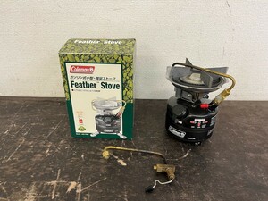 【着火確認済み】 Coleman コールマン　ストーブ Feather Stove 442-726J 最大火力2125kcal/h