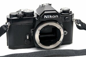 （綺麗）Nikon ニコン人気の高級一眼レフカメラ FM（黒）ボディ 希少な作動品 （腐食なし）