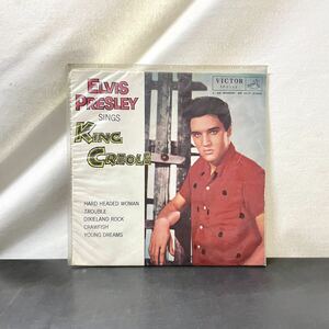 ☆シングル☆50年代ビニールジャケ☆国内盤☆エルヴィス・プレスリー 冷いおんな VICTOR EP-1333 ELVIS PRESLEY KING CREOLE レコード