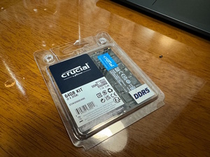 Crucial CT2K32G56C46S5 Crucial 64GB Kit (2x32GB) DDR5-5600 SODIMM ノート用メモリ