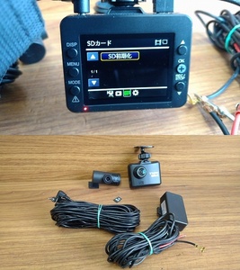 ドライブレコーダー ドラレコ ユピテル DRY-TW8500 d　 前後 カメラ 2 カメラ 　microSD 付