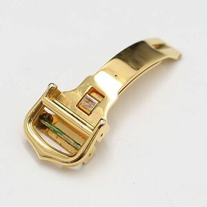 1円 良品 カルティエ 純正尾錠 Dバックル 15mm用 ゴールドカラー メンズ腕時計用 2000000 NSK MTM