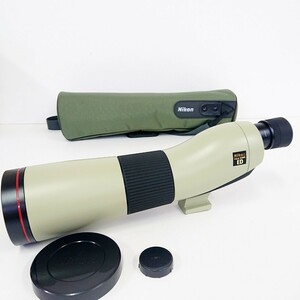 ★1円～『Nikon ニコン FIELD SCOPE ED D=78 Pフィールドスコープ 単眼 望遠鏡 ケース付き』コレクター放出品! 光学機器 