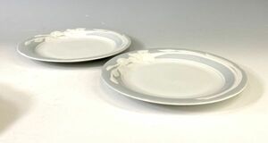 【大きめ26㎝プレート】Yves Saint Laurent　イブサンローラン「プレート二枚」　大皿　ディナープレート　これ一枚でy18513500