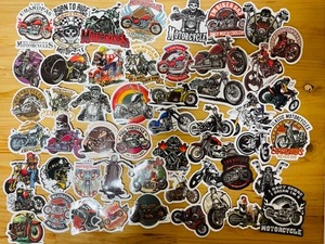 【A36】バイク　ハーレー　レトロ　リメイク　ステッカー　シール