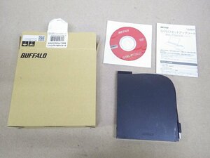 Kサま0014 BUFFALO/バッファロー 外付け ポータブルブルーレイドライブ BRXL-PTS6U3-BK/N パソコン周辺機器 Blu-rayドライブ