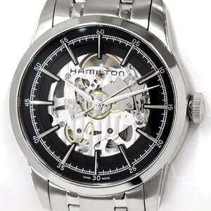 ハミルトン　アメリカンクラッシック レイルロード スケルトン　H40655131　腕時計　シースルーバック　オートマ　メンズ
