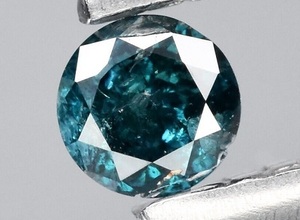 【美麗】0.05カラット　アフリカ産天然ブルー・ダイヤモンド
