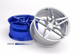 【鍛造】FACE WHEELS　FW104　FORGED 1PCホイール21インチ10.0/10.5/11.0/11.5/12.0/12.5/13.0J