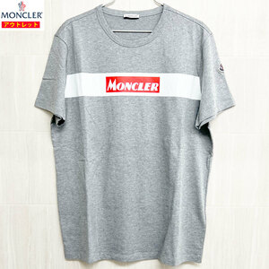 アウトレット！MONCLER モンクレール 半袖 Tシャツ 8048450 8390T クルーネック 丸首 メンズ グレー M