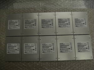 SATA ☆ TOSHIBA　SSD HDD　256GB　10個セット ☆ MODEL：THNSNJ256GCSY ☆ 健康状態：10個全て正常 ★