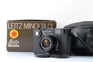 【美品 保障付 動作確認済】Minolta Leitz Leica CL Rangefinder M-Rokkor 40mm f2 ミノルタ ライカ レンジファインダーレンズセット#Q7454