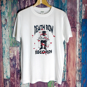 送込　Death Row Records　Dr. Dre　デス ロウ レコード　半袖Tシャツ　白　XLサイズ