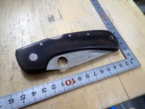 『J21C』傷有★スパイダルコ SPYDERCO Wayne Gaddard ウェイン・ゴダード デザイン フォールディングナイフ