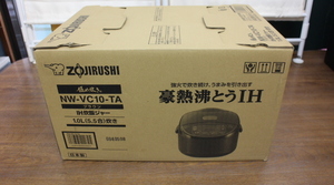 のK3356　　炊飯器　ZOJIRUSHI　IH炊飯ジャー　ブラウン　NW-VC10-TA　2024年製　極め炊き5.5合