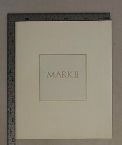 自動車カタログ『MARK2』1995年8月 TOYOTA補足:マーク2/2.5GrandeG/3.0GrandeG/2.0Grande/2.5TourerV/2.5TourerS/2.5GrandeFour/NET280馬力