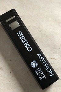 セイコー SEIKO アストロン 非売品 ノベルティー モバイルバッテリー 美品 GPS SOLAR GS VFA 35 QUARTZ 