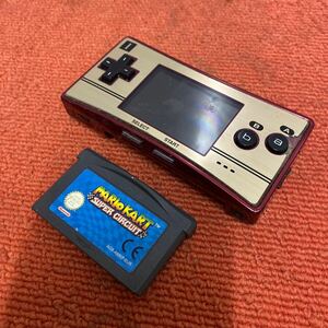 ゲームボーイミクロ Nintendo 任天堂 GAMEBOY micro OXY-001 ソフト付き 中古品