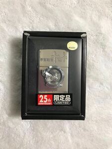 ZIPPO ジッポーオイルライター1999年製 宇宙戦艦ヤマト 未使用 マンガ アニメANIME YAMATO 限定品 25周年記念 ANNIVERSARY メタル貼り