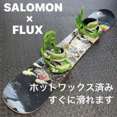 サロモンとFLUXのスノーボード4点セット