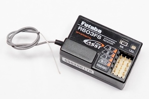 【ゆうパケット3cm】フタバ R603FS FASST-C1 2.4GHz受信機