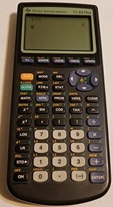 Texas Instruments Ti-83 Plus グラフ電卓 (パッケージは異なる場合があります)(中古 未使用品)　(shin