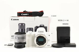 【美品】キャノン Canon EOS Kiss M 15-45mm レンズセット 《ショット数1000回以下》 AP230447A2997