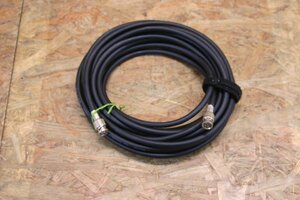 ◎TACHII T-5CFBL BNC-BNCケーブル 約8ｍ 75Ω Coaxial Cable/同軸ケーブル・黒 中古◎C128