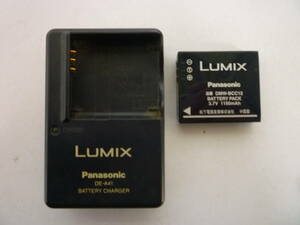50206-3　Panasonic　LUMIX　充電器　DE-A41A　バッテリーチャージャー　+　DMW-BCC12　電池パック　パナソニック　ルミックス