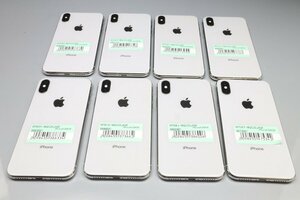 Apple iPhoneX 256GB Silver 計8台セット A1902 ■SIMフリー★Joshin(ジャンク)7680【1円開始・送料無料】