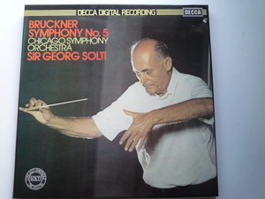 B69-41 蘭DECCA盤2LP ブルックナー/交響曲第5番 ショルティ/シカゴSO DIGITAL