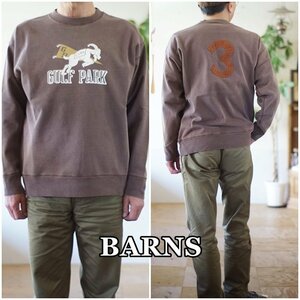 BARNS　 バーンズ　クルーネックスウェット　トレーナー　BR23428 サイズL