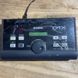 YAMAHA ドラムトリガーモジュール DTX500 通電OK/専用アダプター付き　ジャンク