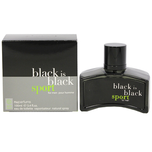 ニュ パルファム ブラック イズ ブラック スポーツ フォーメン EDT・SP 100ml 香水 フレグランス BLACK IS BLACK SPORT FOR MEN 未使用