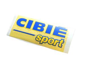 CIBIE sport切り文字ステッカー新品 台紙サイズで25センチ 正規品 シビエ スポーツ レース ラリー 旧車 