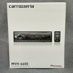 正規品 新品 カロッツェリア パイオニア(Pioneer) カーオーディオ 1DIN 【MVH-6600】 USB Bluetooth対応 自動車 車パーツ