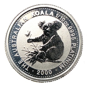 コアラ プラチナ貨 オーストラリア 2000年 3.1g プラチナ PT999 コレクション