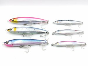 Shimano シマノ プラグ 6点セット 別注平政 190F ロケットダイブ 187F ロックスライド140S ルアー 青物 ロックショア キャスティング