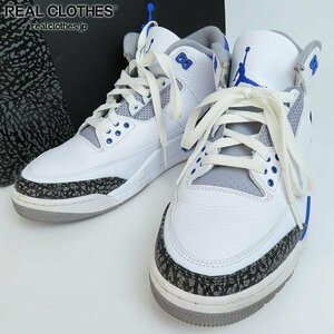 NIKE/ナイキ AIR JORDAN 3 RETRO RACER BLUE/エアジョーダン3 レーサーブルー CT8532-145 27 /080