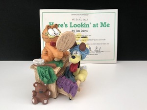 ガーフィールド オーディー ヴィンテージ Danbury Mint ダンバリーミント 1993s シリアルナンバーカード付 フィギュア GARFIELD [ga-484]