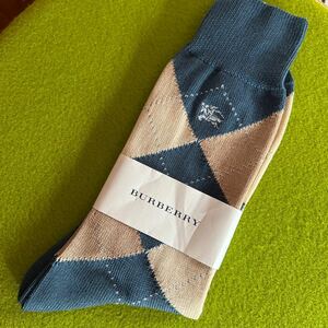 BURBERRY バーバリー ソックス 靴下 紳士 25㎝～26cm アーガイル