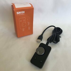 SKOI 7.1 Soundcard サウンドカード USB オーディオ変換 アダプタ【訳あり※一部動作未確認】 77 00331