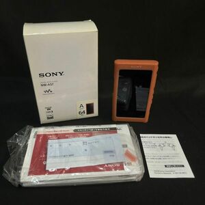 FCc159D06 動作品 SONY NW-A57 WALKMAN ソニー ポータブルオーディオプレーヤー ウォークマン シリコンケース付き 箱付き