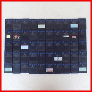 PS2 プレステ2 メモリーカード ブラック まとめて50枚 大量セット ソニー SONY【10