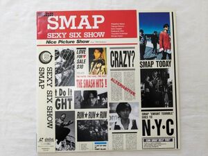 SMAP SEXY SIX SHOW LD/レーザーディスク VILL-95 帯付き