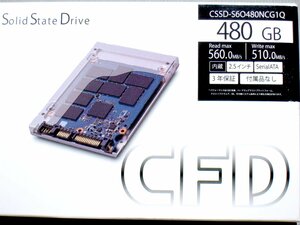 【未開封】CFD SATA接続 SSD 480GB CSSD-S6O480NCG1Q