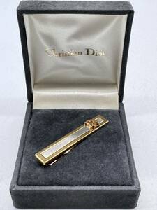 ★ Christian Dior クリスチャンディオール タイピン ネクタイピン シルバー ゴールド 中古品 0409KA