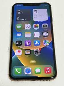 4222　au iPhone 11 Pro Max 256GB ゴールド MWHL2J/A 中古 判定〇 SIMロック解除済み